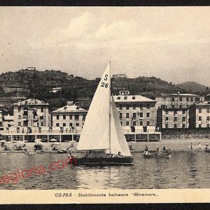 ag0882 - CARTOLINA D'EPOCA - Genova Città - Stabilemento balneare  ''Miramore''