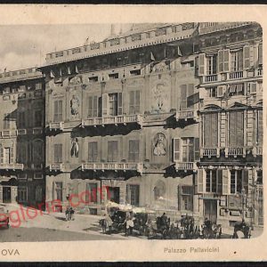 ag0884 - CARTOLINA D'EPOCA - Genova Città - Palazzo Pallavicini