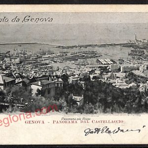 ag0886 - CARTOLINA D'EPOCA - Genova Città - Panorama