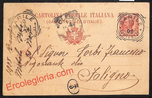 ah8924 - STORIA POSTALE - Potenza Città