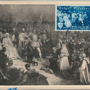 57065 - BELGIUM - POSTAL HISTORY: MAXIMUM CARD 1955 - ROYALTY