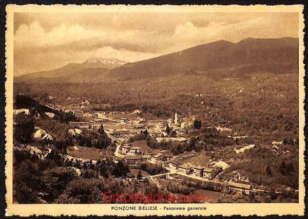 ae1898 - CARTOLINA  D'EPOCA - Biella Provincia - Ponzone Biellese