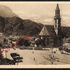 ae3520 - CARTOLINA  D'EPOCA - Bolzano Città - Piazza Vittorio  Emanuele III
