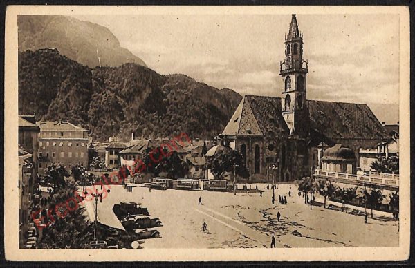 ae3520 - CARTOLINA  D'EPOCA - Bolzano Città - Piazza Vittorio  Emanuele III