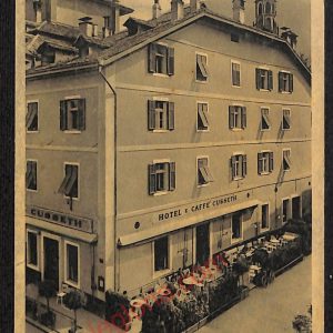 ae3521 - CARTOLINA  D'EPOCA - Bolzano Città - Hotel e Caffè Cusseth