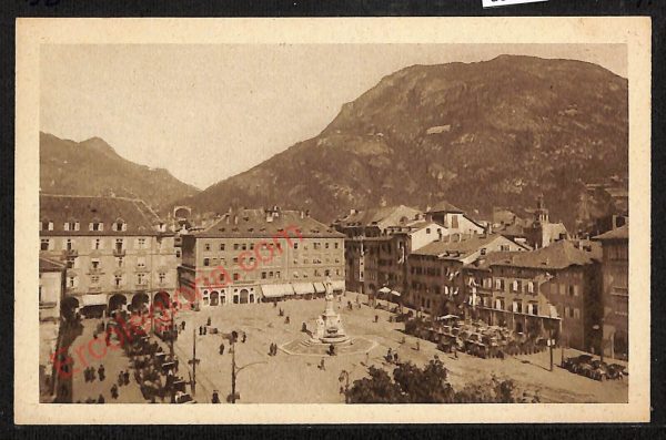 ae3522 - CARTOLINA  D'EPOCA - Bolzano Città -  Piazza Vittorio Emanuele III