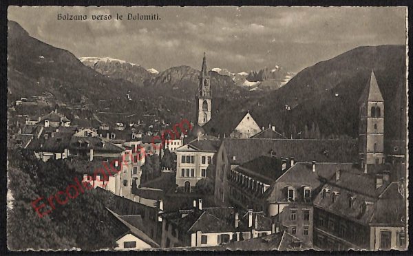 ae3523 - CARTOLINA  D'EPOCA - Bolzano Città - Dolomiti  1926