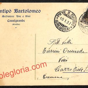 ah9851 - STORIA POSTALE - Reggio Emilia Provincia - Casalgrande