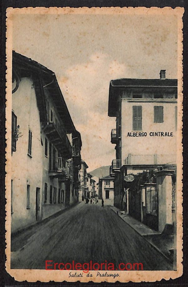 ae1902 - CARTOLINA  D'EPOCA - Biella Provincia - Pralungo