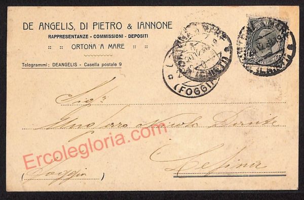 ae5035 - CARTOLINA D'EPOCA - Chieti Provincia - Ortona    1921