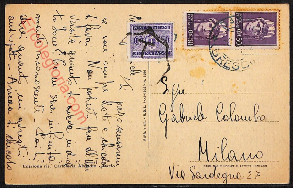 ae4298 - CARTOLINA D'EPOCA - Brescia Provincia - Darfo - immagine 2
