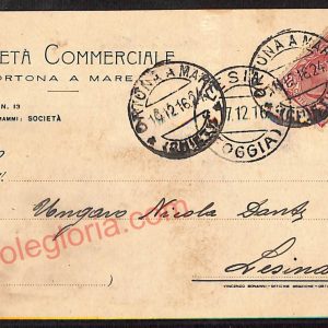 ae5039 - CARTOLINA D'EPOCA - Chieti Provincia - Ortona  1916