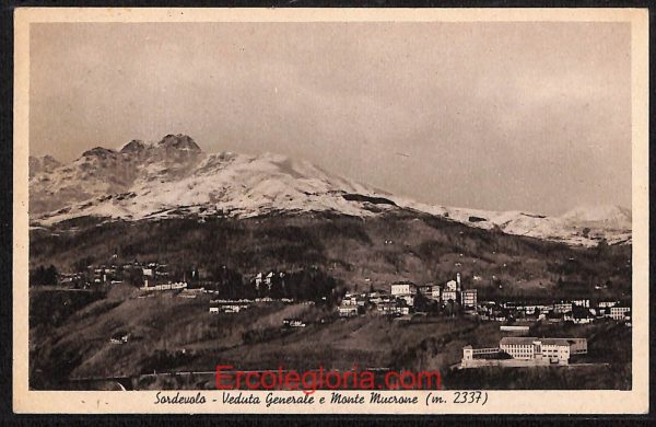 ae1909 - CARTOLINA  D'EPOCA - Biella Provincia - Sordevolo  1954