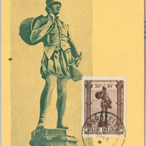 57015 - BELGIUM - POSTAL HISTORY: MAXIMUM CARD 1944 - ART Architecture