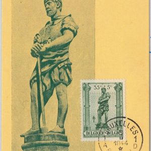 57014  - BELGIUM - POSTAL HISTORY: MAXIMUM CARD 1944 - ART Architecture