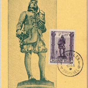 57013  - BELGIUM - POSTAL HISTORY: MAXIMUM CARD 1944 - ART Architecture