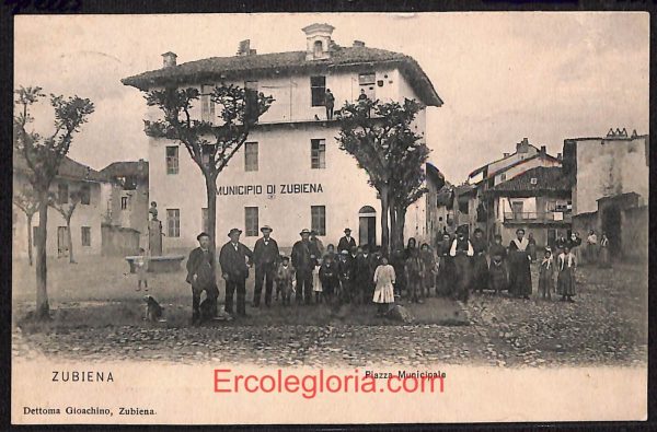 ae1924 - CARTOLINA  D'EPOCA - Biella Provincia - Zubiena