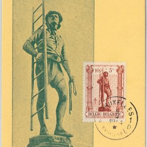 57008  - BELGIUM - POSTAL HISTORY: MAXIMUM CARD 1944 - ART Architecture