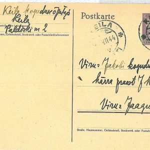 08543 - ESTONIA  - POSTAL HISTORY - Germany STATIONERY Card from KEILA 1944