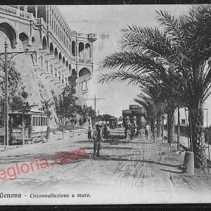 ag0914 - CARTOLINA D'EPOCA - Genova Città - Circonvallazione a mare