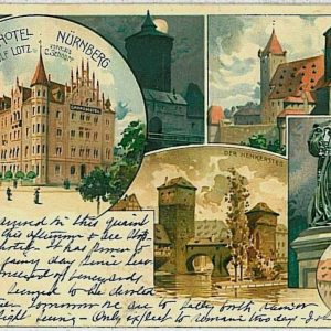 33903  - Ansichtskarten VINTAGE  POSTCARD: GERMANY Deutschland - Nuremberg  1907
