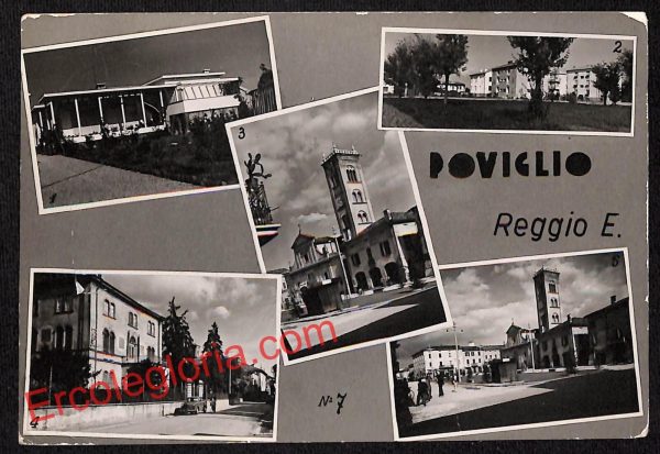 ah9880 - CARTOLINA D'EPOCA - Reggio Emilia Provincia - Poviglio