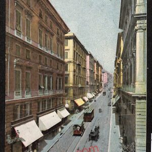 ag0918 - CARTOLINA D'EPOCA - Genova Città - Via Roma  1904