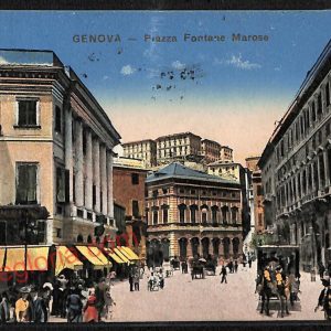 ag0926 - CARTOLINA D'EPOCA - Genova Città - Piazza Fontane Marose