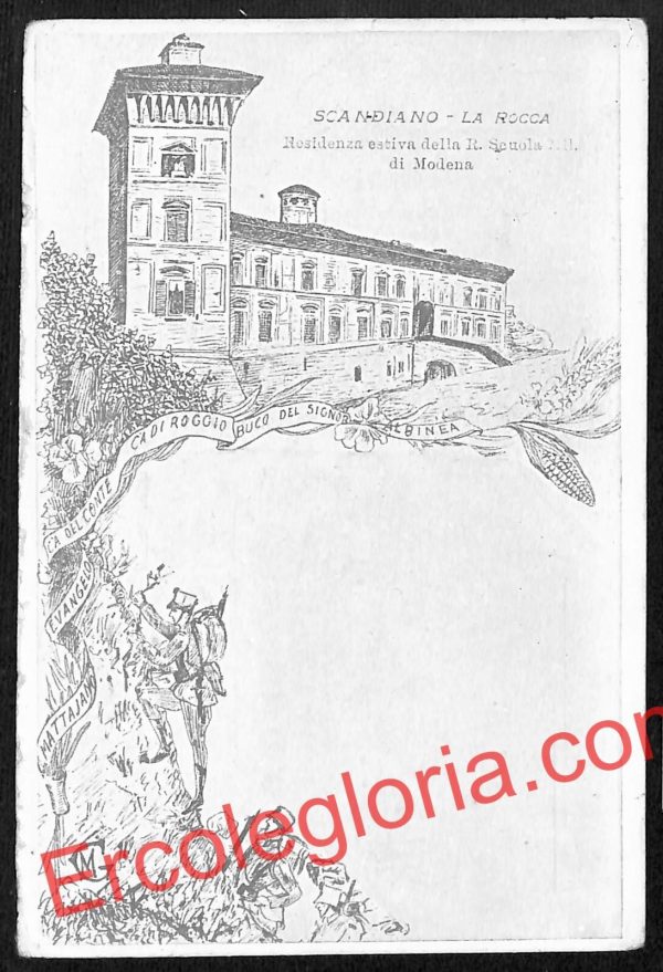 ah9891 - CARTOLINA D'EPOCA - Reggio Emilia Provincia - Scandiano