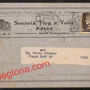 ah5966 - STORIA POSTALE - Pavia Città - Società Tiro a Volo