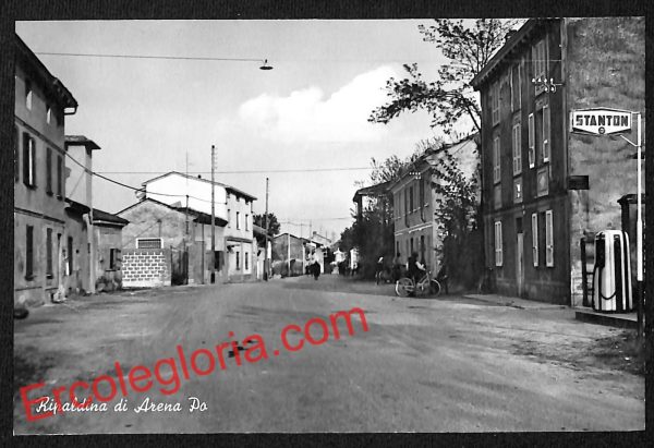 ah5986 - CARTOLINA  D'EPOCA - Pavia Provincia - Arena Po