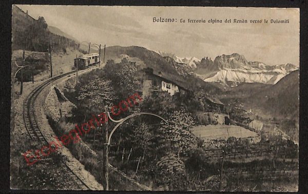 ae3541 - CARTOLINA  D'EPOCA - Bolzano Città - La Ferrovia   1927