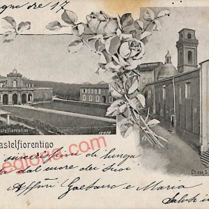 ae7508 - CARTOLINA D'EPOCA - Firenze Provincia - Castelfiorentino  1904