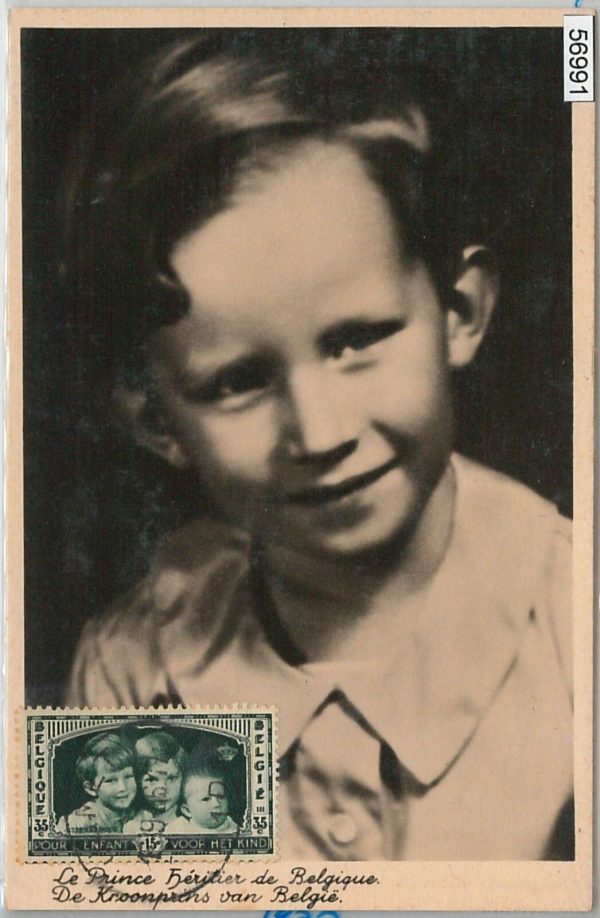 56991 - BELGIUM - POSTAL HISTORY: MAXIMUM CARD 1936 - ROYALTY