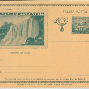 64649 - ARGENTINA - POSTAL HISTORY: POSTAL STATIONERY CARD - WATERFALLS