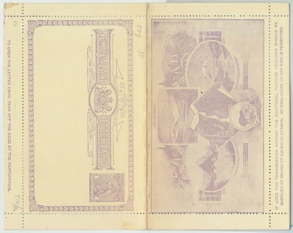 64648 - NEW ZEALAND - POSTAL HISTORY: DOUBLE STATIONERY CARD - WATERFALLS - immagine 2