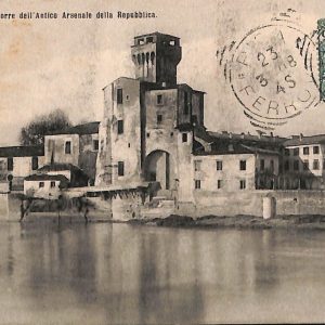 ad0074 - CARTOLINA D'EPOCA - PISA - Torre dell'Antico Arsenale della Repubblica