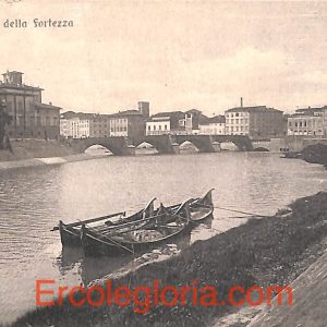 ad0089 - CARTOLINA D'epoca - Pisa Città - Ponta della Fortezza  1916