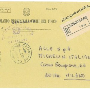 P4260 - ITALIA , RACCOMANDATA IN FRANCHIGIA PER MILANO, TASSATA IN ARRIVO