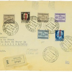 P2463 - ITALIA RSI , BELLISSIMA LETTERA MISTA F.BLLI RSI REGNO