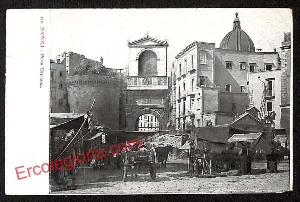 ah3375 - CARTOLINE D'EPOCA - Napoli Citta - Porta Capuana