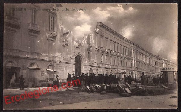 ag8708 - CARTOLINA D'EPOCA - Messina Città - Panorama della Città