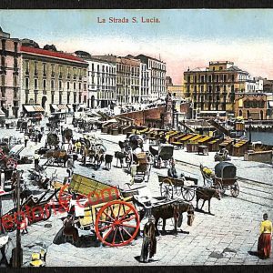 ah3379 - CARTOLINE D'EPOCA - Napoli Citta - La Strada San Lucia