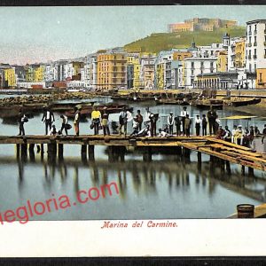 ah3380 - CARTOLINE D'EPOCA - Napoli Citta - Marina del Carmine