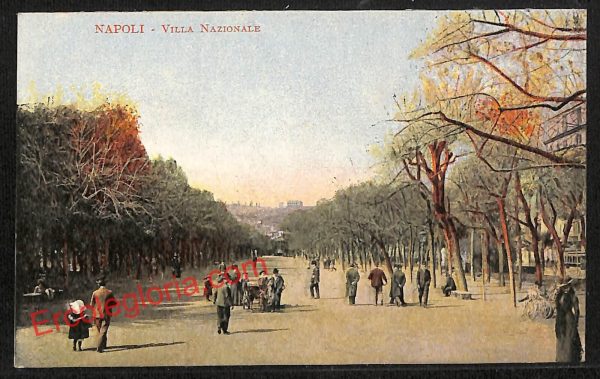 ah3382 - CARTOLINE D'EPOCA - Napoli Citta - Villa Nazionale