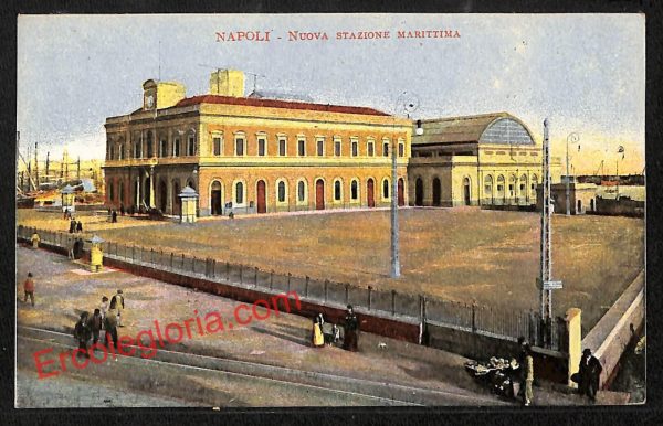 ah3383 - CARTOLINE D'EPOCA - Napoli Citta - Nuova Stazione Marittima