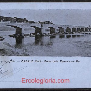 ad9466 - CARTOLINA D'EPOCA - Alessandria Provincia - Casale Monferrato  1901