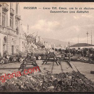 ag8709 - CARTOLINA D'EPOCA - Messina Città - Corso Vittorio Emanuele