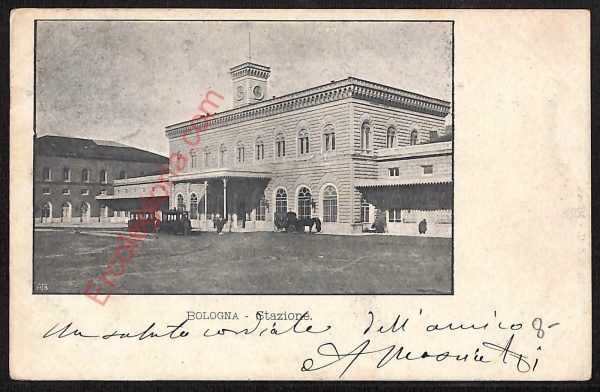 ae2532 - CARTOLINA  D'EPOCA - Bologna Città - Stazione