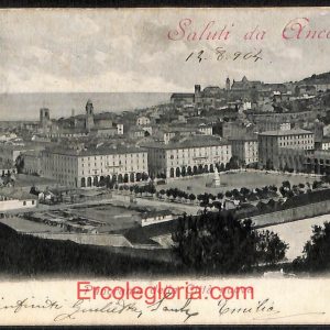 ad9592 - CARTOLINA D'EPOCA - Ancona Città - Panorama della Città nuova